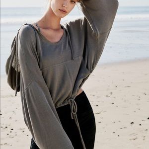 Free People Yella oversized hoodie sweatshirt XS
